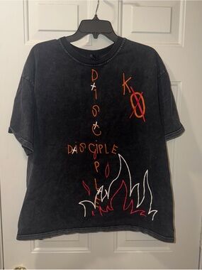 Disciple Mens Knock Out Black Shirt Size Small